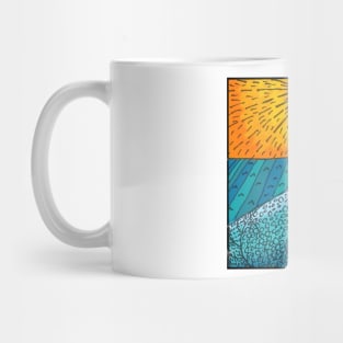 Sunset Breaking Wave Mug